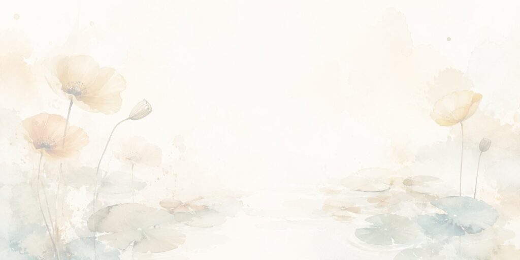 Pastel flowers fade out