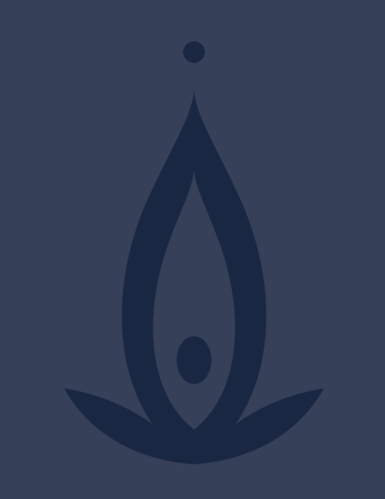 Soul medicine sanctuary logo In dark blue with transparent blue background
