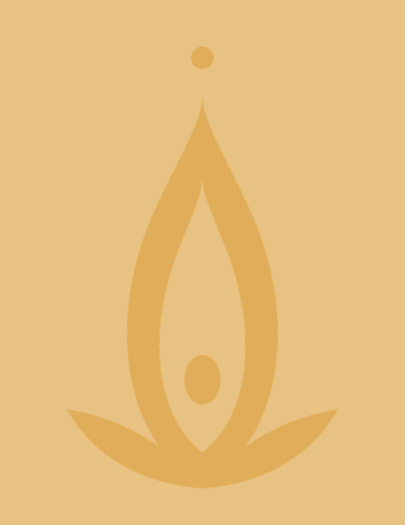 Soul medicine sanctuary logo In yellow with transparent yellow background