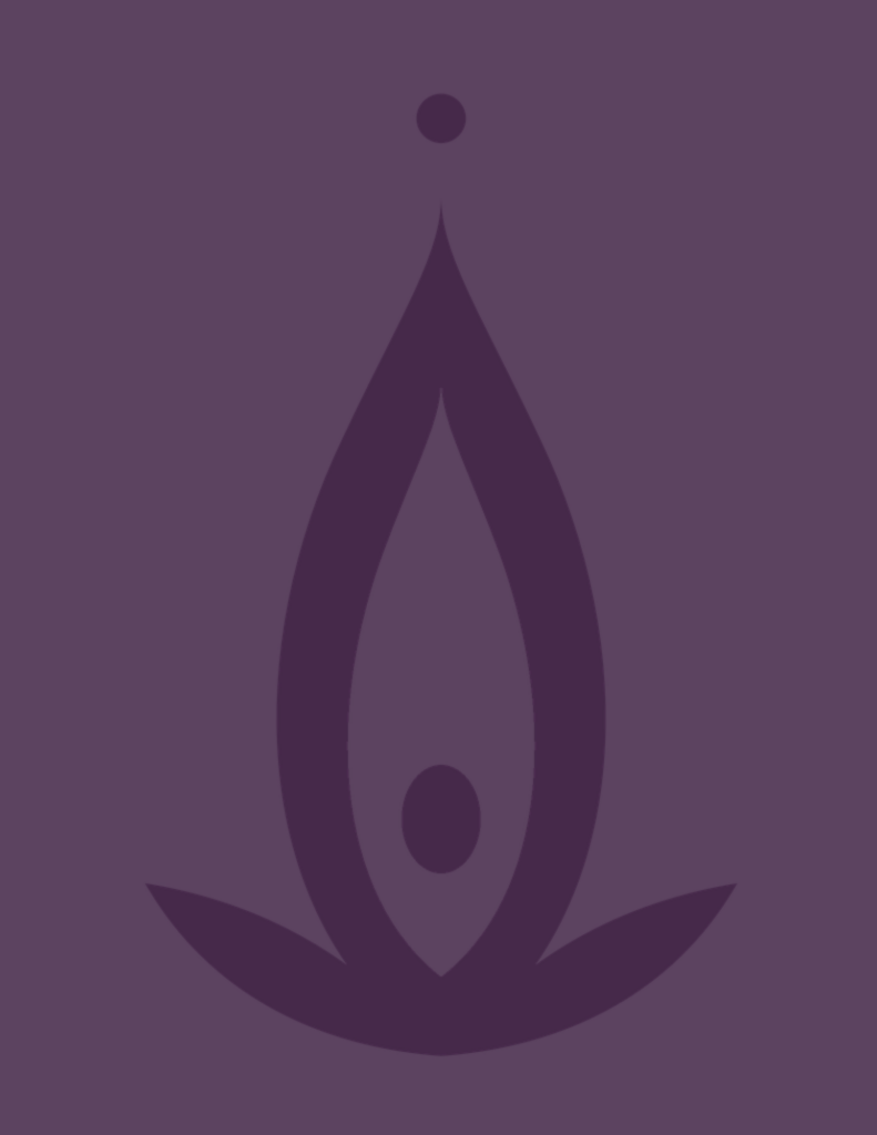 Soul medicine sanctuary logo In Purple with transparent purple background
